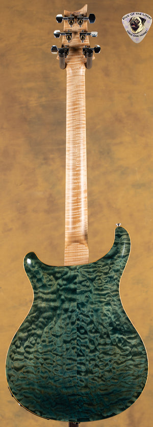 2012 PRS Wood Library Hollowbody II Piezo Trampas Green Quilt