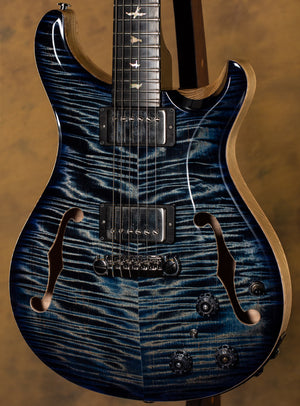 2021 PRS Private Stock 9610 Hollowbody II Piezo Faded Indigo Microburst