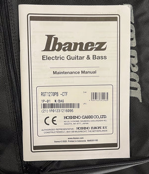 Ibanez RGT1270PB Cosmic Blue Starburst Flat (095)