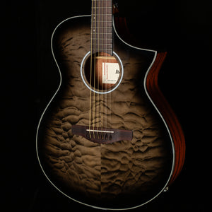 Ibanez AEWC16QA Acoustic Electric Guitar Trans Black Sunburst (780)