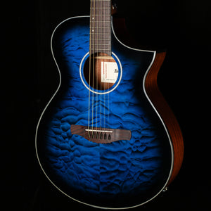 Ibanez AEWC16Q Acoustic Electric Guitar Trans Blue Sunburst (808)