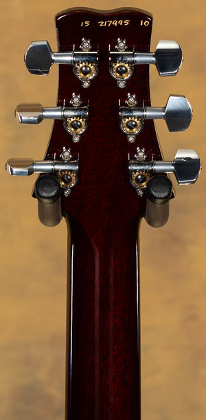 2015 PRS Santana Signature Black Gold Burst 10 Top