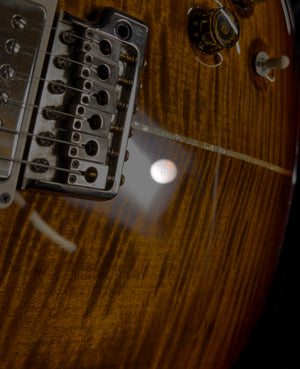 2015 PRS Santana Signature Black Gold Burst 10 Top