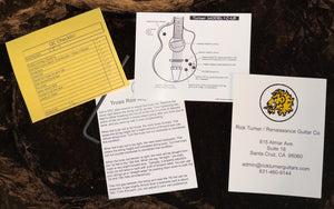 2022 Rick Turner Model 1 Deluxe Flamed Maple Top