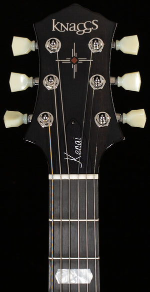 Knaggs Influence Kenai HB Lightning Bolt F-Hole T1 Top Charcoal Burst (286)