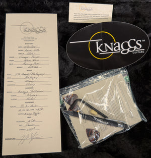 Knaggs Influence Kenai Hollowbody Vintage Burst T2 Maple Top (291)