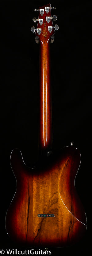 B3 Gene Baker Phoenix V Black Limba Faded Dark Cherry Burst (013)