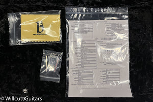 B3 Gene Baker Phoenix V Black Limba Faded Dark Cherry Burst (013)