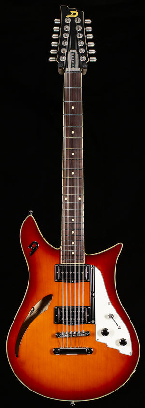 Duesenberg Double Cat Vintage Burst 12-String (667)