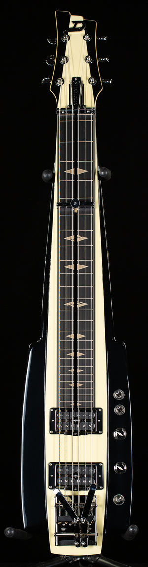 Duesenberg Fairytale Lap Steel Split King Ivory and Black (823)