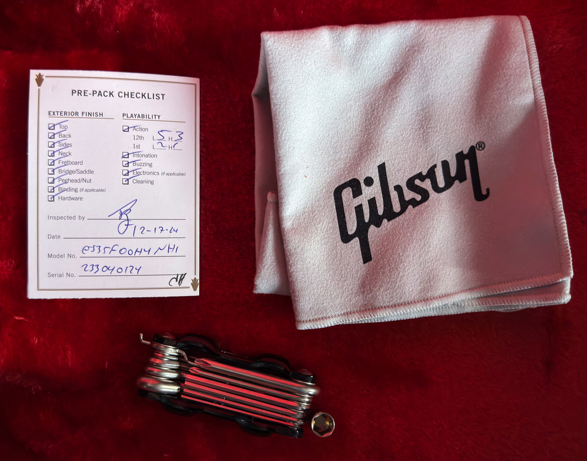 2024 Gibson ES-335 Figured Honey Amber