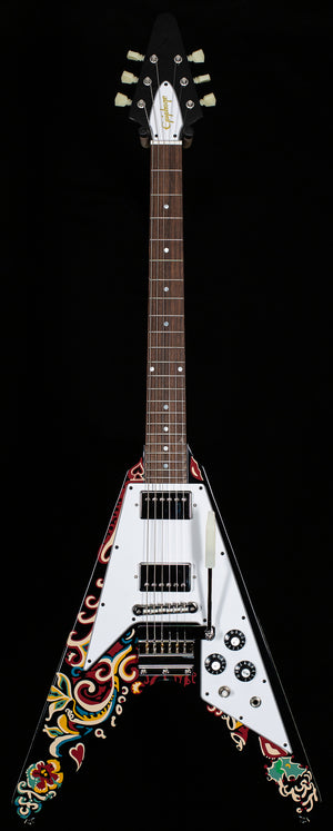 Epiphone Jimi Hendrix "Love Drops" Flying V Ebony (358)