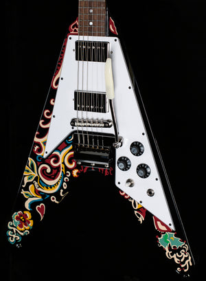 Epiphone Jimi Hendrix "Love Drops" Flying V Ebony (358)