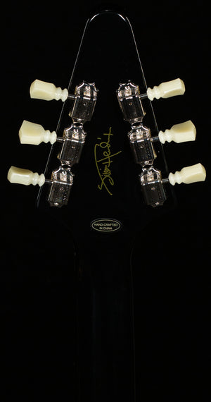 Epiphone Jimi Hendrix "Love Drops" Flying V Ebony Lefty (582)
