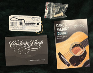 Martin Custom Shop 28 Style Dreadnought Willcutt Exclusive Large Soundhole Adirondack (258)