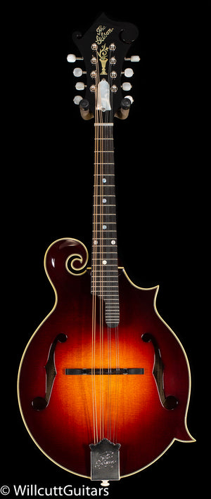 Gibson F-5G Mandolin Red Spruce Top Dark Burst Gloss NH Sunburst Quilt Back (012)
