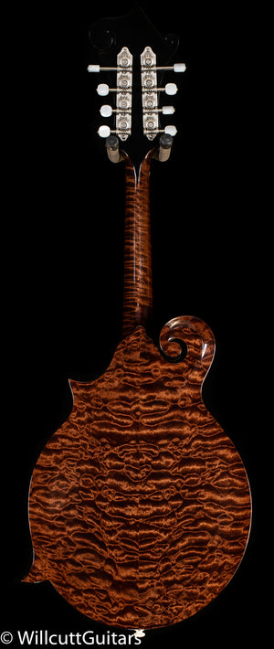Gibson F-5G Mandolin Red Spruce Top Dark Burst Gloss NH Sunburst Quilt Back (012)