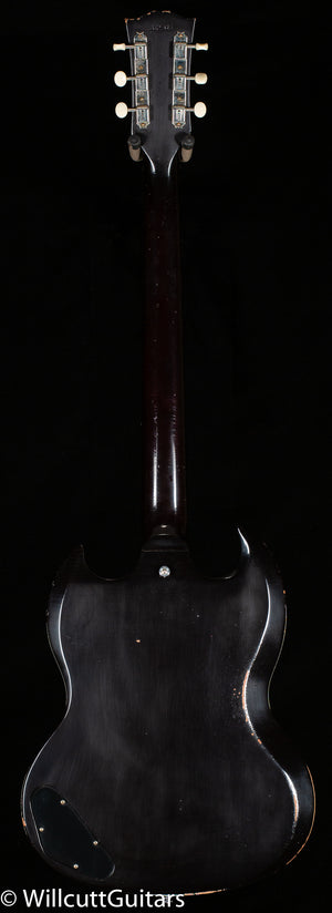 Gibson 1963 SG Junior Humbucker Short Maestro Murphy Lab Light Aged Oxblood (303)
