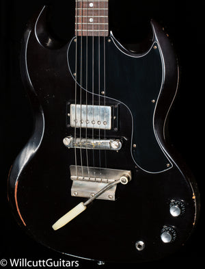 Gibson 1963 SG Junior Humbucker Short Maestro Murphy Lab Light Aged Oxblood (303)