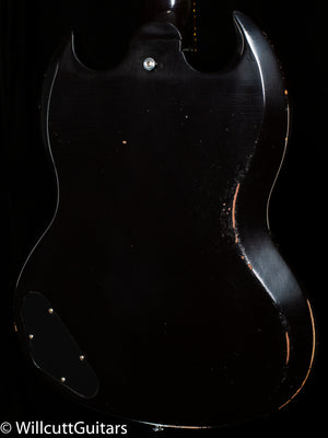 Gibson 1963 SG Junior Humbucker Short Maestro Murphy Lab Light Aged Oxblood (303)