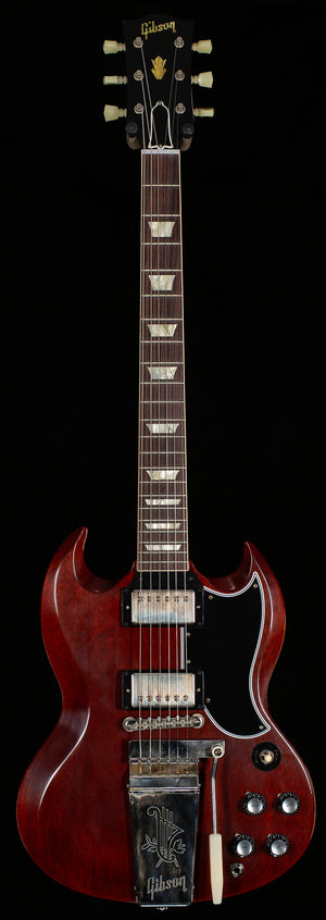 Gibson Custom Shop 1964 SG Standard Reissue Maestro Ultra Light Aged Cherry Red (694)
