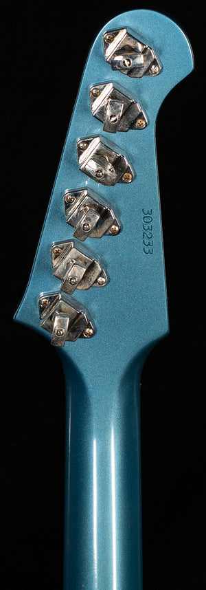 Gibson Custom Shop 1963 Firebird V Willcutt Exclusive Pelham Blue Stop Bar VOS (233)