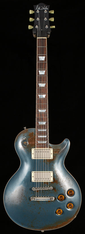 Nik Huber Orca 59 Rusty Petrol Blue Brazilian Neck (297)