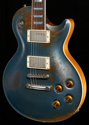 Nik Huber Orca 59 Rusty Petrol Blue Brazilian Neck (297)