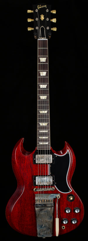 Gibson Custom Shop 1964 SG Standard Reissue Maestro Ultra Light Aged Cherry Red (474)