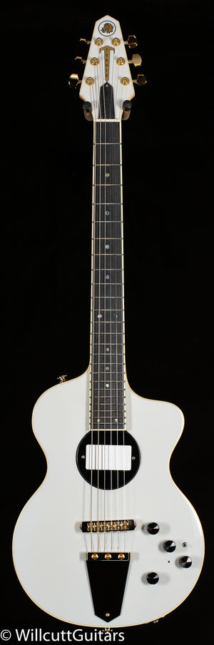 Rick Turner Model 1 Deluxe All White, Gold Hardware (664)