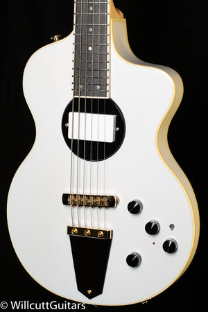 Rick Turner Model 1 Deluxe All White, Gold Hardware (664)