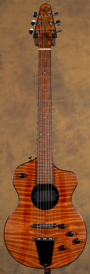Rick Turner Model 1 Deluxe Electric Guitar Curly Redwood