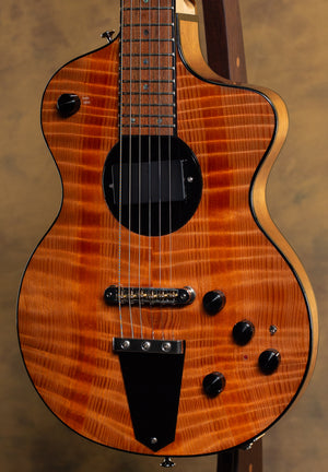 Rick Turner Model 1 Deluxe Electric Guitar Curly Redwood