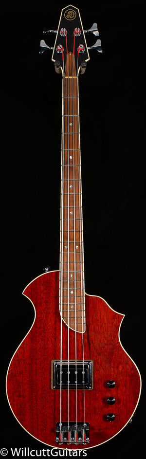 Rick Turner Model T Deluxe Bass, Zack Special 32" Scale Burgundy (807)