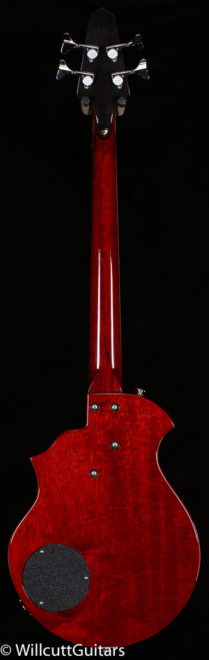 Rick Turner Model T Deluxe Bass, Zack Special 32" Scale Burgundy (807)