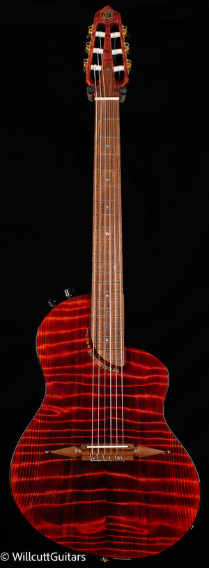 Rick Turner Renaissance RN6 Standard Nylon Highly Flamed Redwood (865)