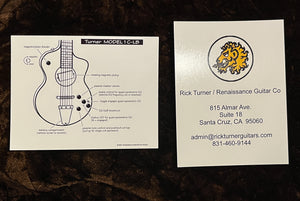 Rick Turner Model 1 Standard Black Beauty (912)