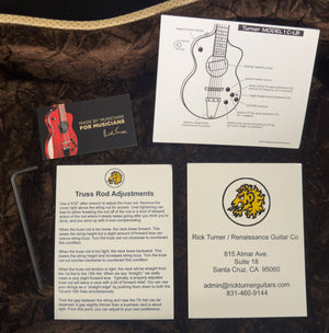 Rick Turner M1-C-LB - Lindsey Buckingham Model One Deluxe Koa (958)