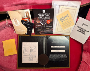 Gibson Custom Shop 1956 Les Paul Standard Translucent Gold/Gold Doghair VOS (500)