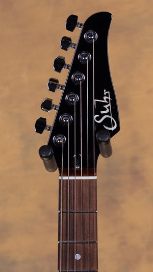 2022 Suhr Custom Modern Angel Quilt Top HSH Neck Rosewood Board Faded Trans Whale Blue Burst