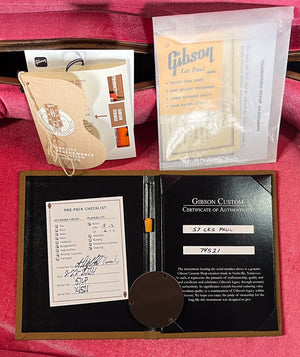 Gibson Custom Shop 1957 Les Paul Standard Willcutt Exclusive Pelham Blue VOS (521)