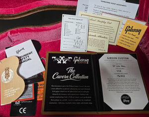 Gibson Custom Shop Willcutt Cavern Collection 1957 Les Paul Standard VOS Goldtop Chambered (402)