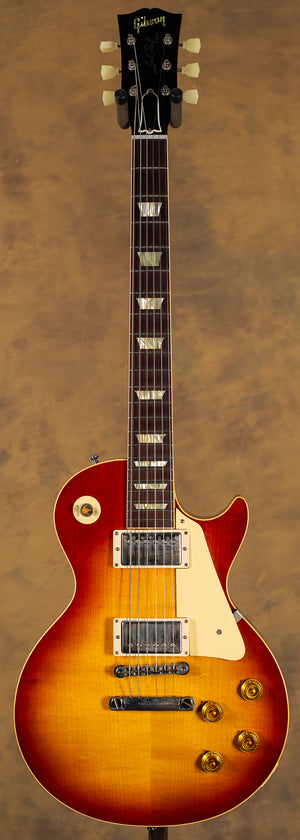 2021 Gibson Custom Shop 1958 Les Paul Standard Reissue VOS Washed Cherry Sunburst