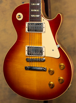 2021 Gibson Custom Shop 1958 Les Paul Standard Reissue VOS Washed Cherry Sunburst
