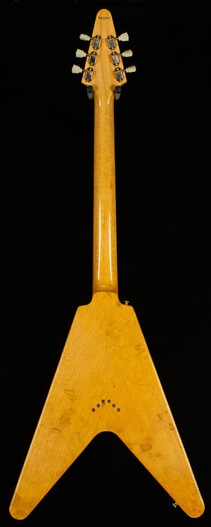 Gibson Custom Shop 1958 Korina Flying V Black Pickguard Natural (284)