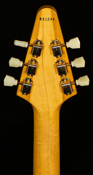Gibson Custom Shop 1958 Korina Flying V Black Pickguard Natural (284)