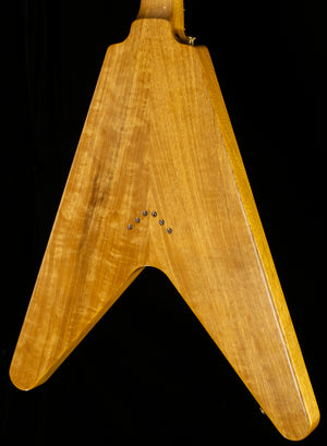 Gibson Custom Shop 1958 Korina Flying V White Pickguard Natural (313)