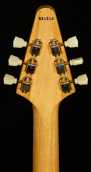 Gibson Custom Shop 1958 Korina Flying V White Pickguard Natural (313)