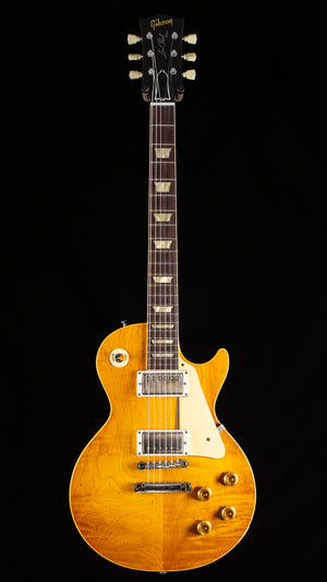 Gibson Custom Shop Willcutt Cavern Collection 1958 Les Paul Standard Reissue VOS Green Lemon Fade Chambered (233)