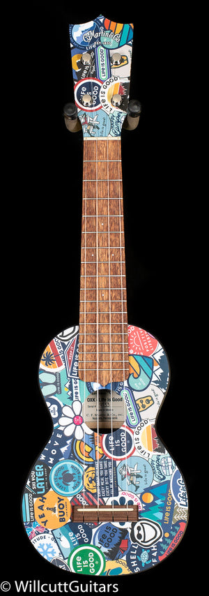 Martin 0XK Soprano Ukulele Life is Good (133)